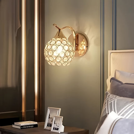Creative Crystal Wall Lamp - Modern Bedroom & Living Room Light