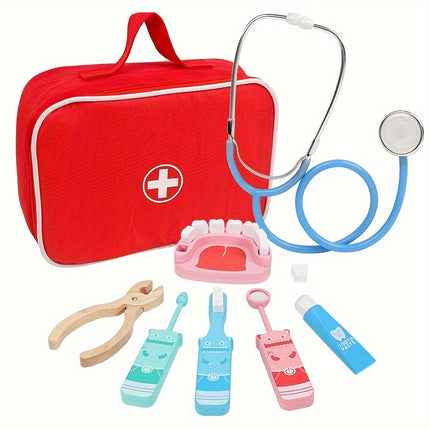 Kids Wooden Doctor Playset – Fun & Educational Pretend Play