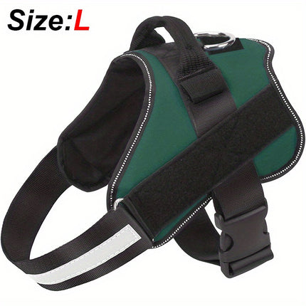 Reflective No-Pull Dog Harness with Easy-Grab Handle - Monti Bargains