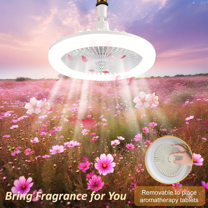 LED Ceiling Fan with Color Changing & Dimming