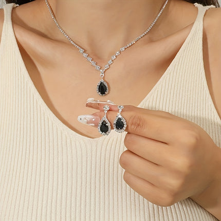 3pcs Luxury Zirconia Jewelry Set