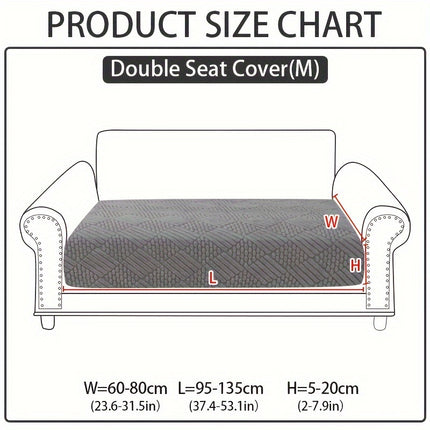 Modern Polar Fleece Sofa Slipcover - Elastic-Fit, Pet-Friendly Protector
