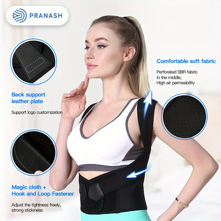 Improve Posture Instantly with Adjustable Back Support Belt