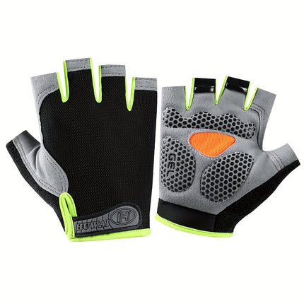 Breathable Half-Finger Sports Gloves for Cycling & Fitness