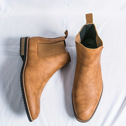 Sleek Black Chelsea Boots for Men