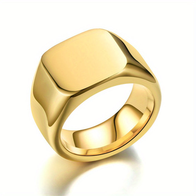 Retro Titanium Steel Cross-border Men's Ring