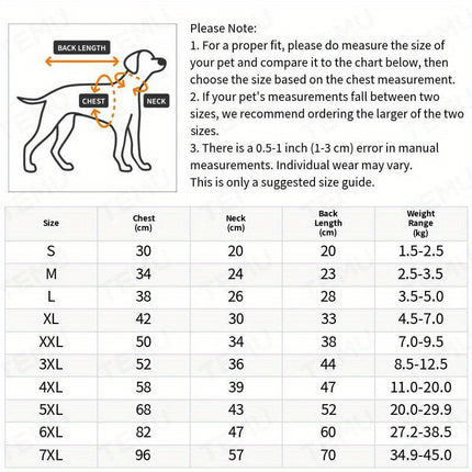 Waterproof Winter Pet Coat for All Breeds - Monti Bargains
