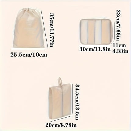 7pcs Travel Packing Organizer Set