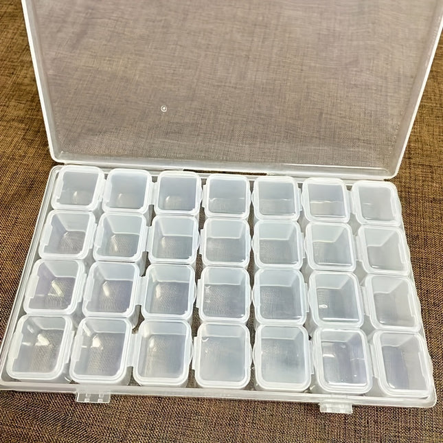 28-Compartment Storage Box with Dividers