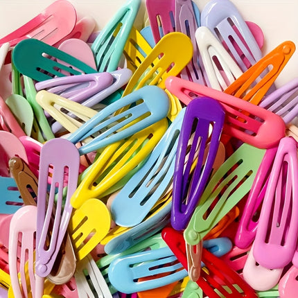 Y2K Candy Color Hair Clips Set