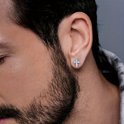 ICED CHICS Copper Zirconia Stud Earrings