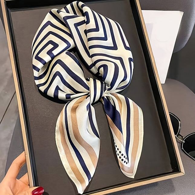 Stylish Striped Business Scarf