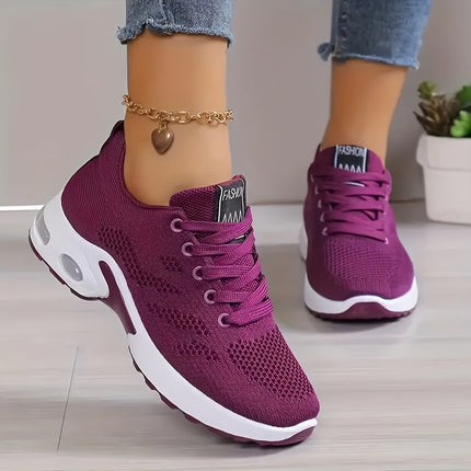 Women's Breathable Knitted Running Shoes