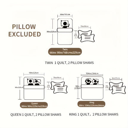 Elegant Plum Blossom Quilt Set – Soft & Breathable Comfort