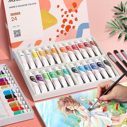 Marie's Gouache Paint Set: Vibrant Artist Colors