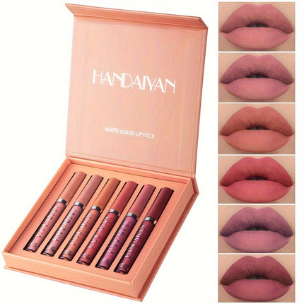 6-Piece Matte Liquid Lipstick Set