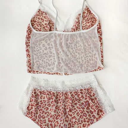 Rose Satin Lace Valentine Set