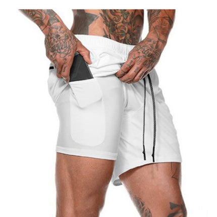 Men's 2-in-1 Athletic Shorts - Monti Bargains