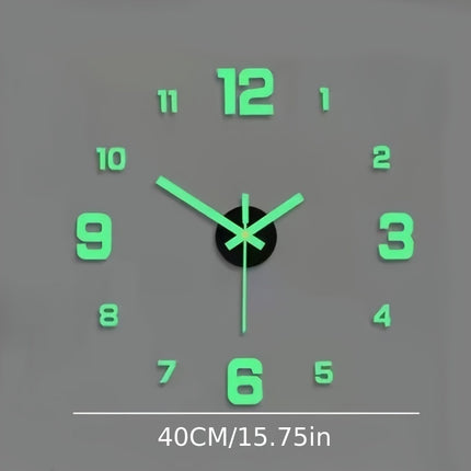 Nordic Style DIY Silent Wall Clock – Creative Home Décor - Monti Bargains