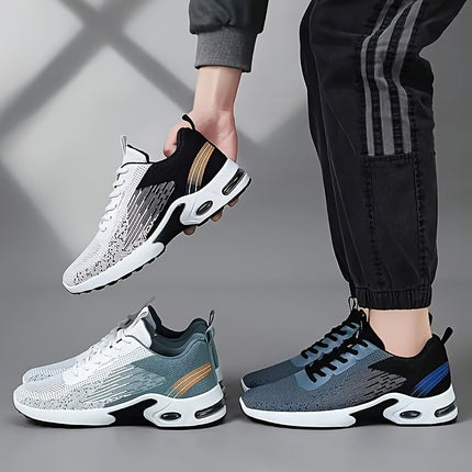 Men’s Color-Block Lace-Up Sneakers
