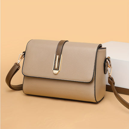 Retro Color Contrast Crossbody Bag