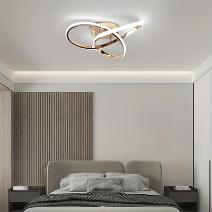 Rose Gold Dimmable LED Ceiling Light – Modern Elegance