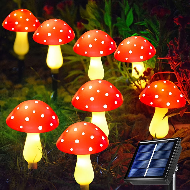 Solar Mushroom Lights - Magical Garden Pathway Glow