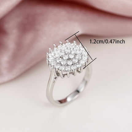 Lotus Zirconia Flower Ring