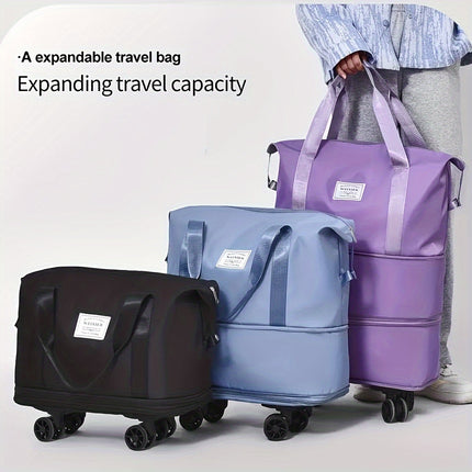 Extra-Large Foldable Travel Bag with Wheels