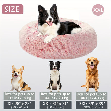 Calming Plush Pet Bed - Monti Bargains