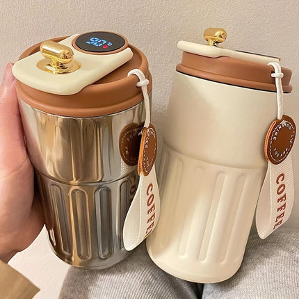 Smart Travel Mug with LED Temperature Display