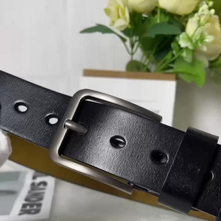 Men's PU Leather Pin Buckle Belt