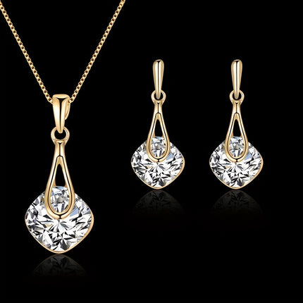Minimalist Square Jewelry Set