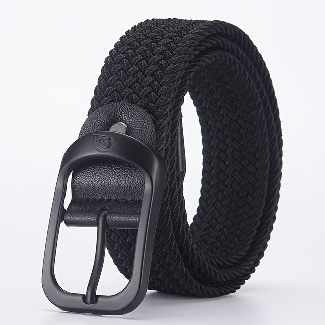 Elastic Woven Belt with Buckle