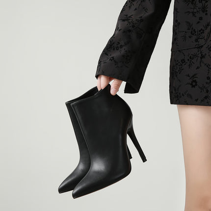 Elegant Pointed Toe Stiletto Booties