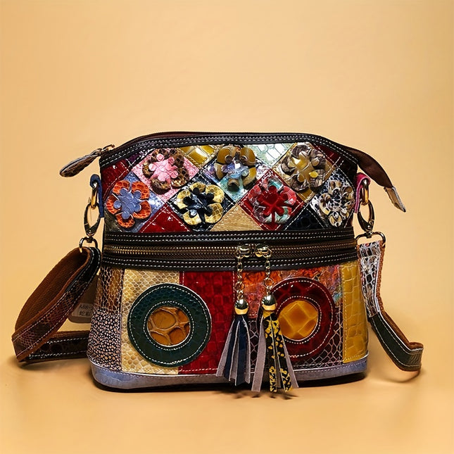 Vintage Snakeskin Leather Bag
