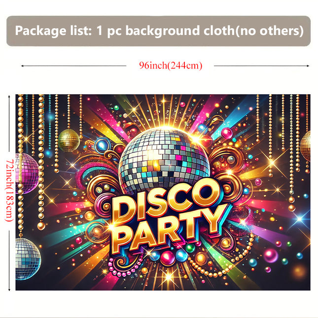Disco Party Wall Backdrop