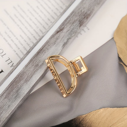 Hollow Heart Metal Hair Clips