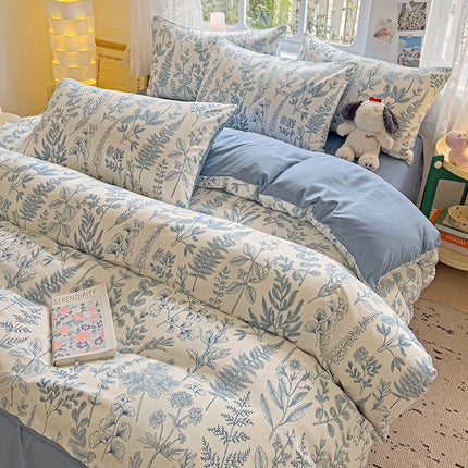 Floral 3-Piece Quilt Cover Set - All-Season Comfort