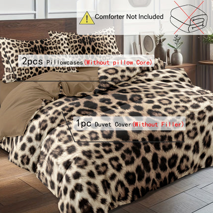 Luxury Leopard Print Bedding Set