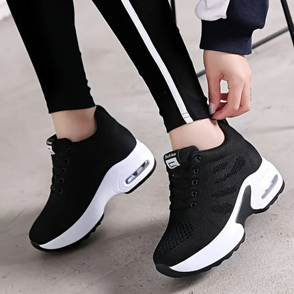 Women's Breathable Mesh Platform Sneakers