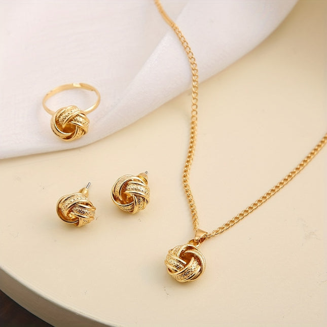 Vintage Boho Knot Jewelry Set