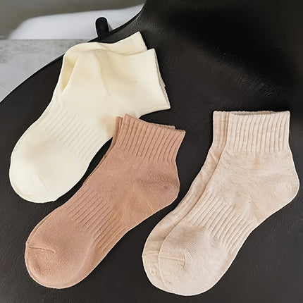 Women's Ribbed Crew Socks (6 Pairs)