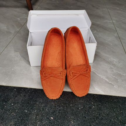 Women's Retro Bow Loafers