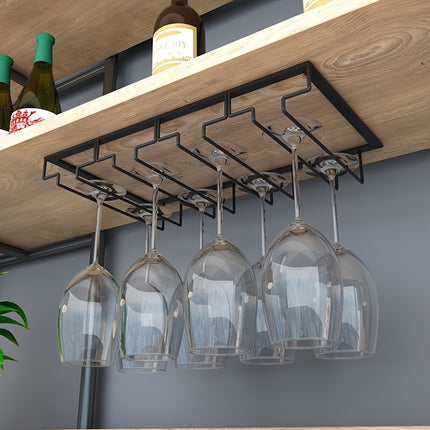 Versatile Metal Wine Glass Holder – High-Leg Cup Hanging Rack