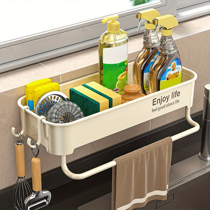 Easy-Install Thick Kitchen Sink Organizer - No-Drill Storage