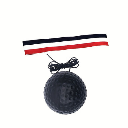 Head-Mounted Boxing Reaction Ball for Speed & Agility