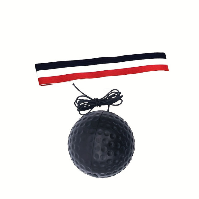 Head-Mounted Boxing Reaction Ball for Speed & Agility