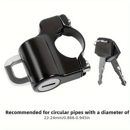 Metal Motorcycle Helmet Lock – Anti-Theft & Secure