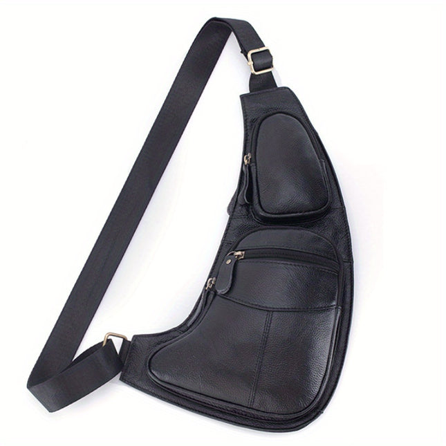 Vintage Leather Sling Backpack